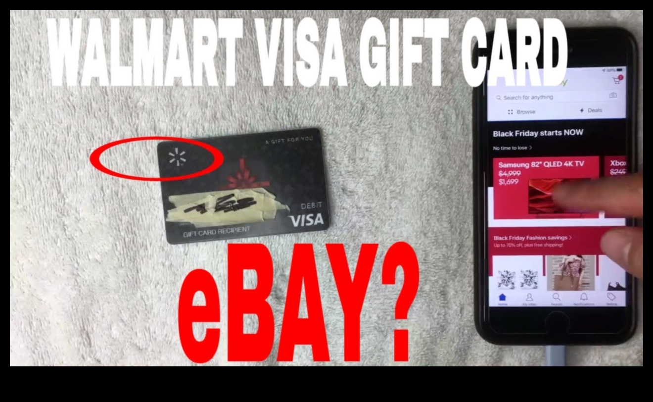 can you use visa gift cards on ebay