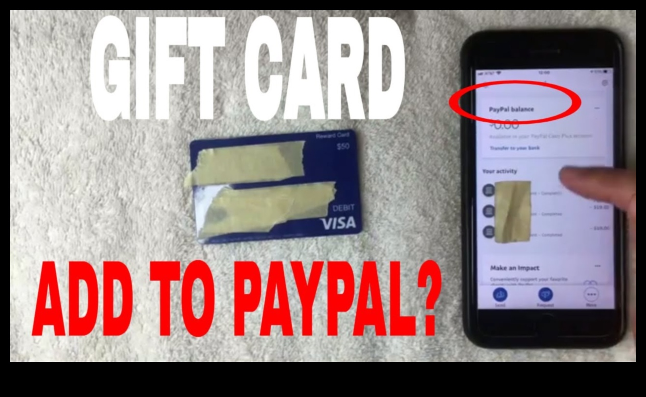 can you use a visa gift card on paypal