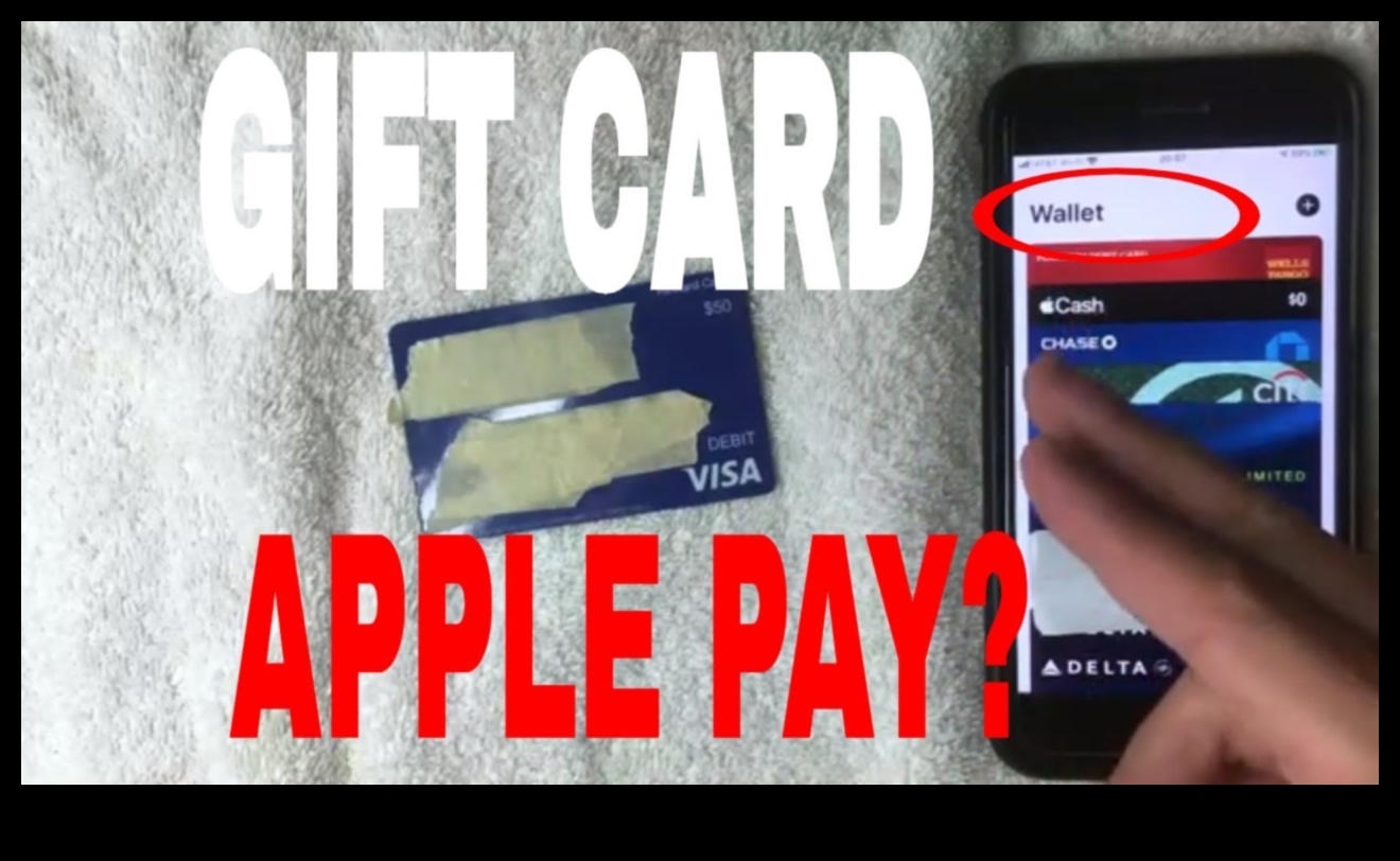 can you add a visa gift card to apple pay