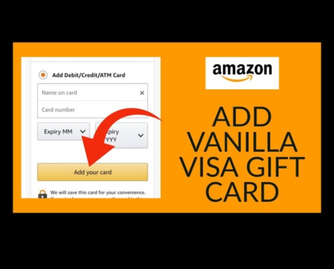 can you use visa gift card on amazon