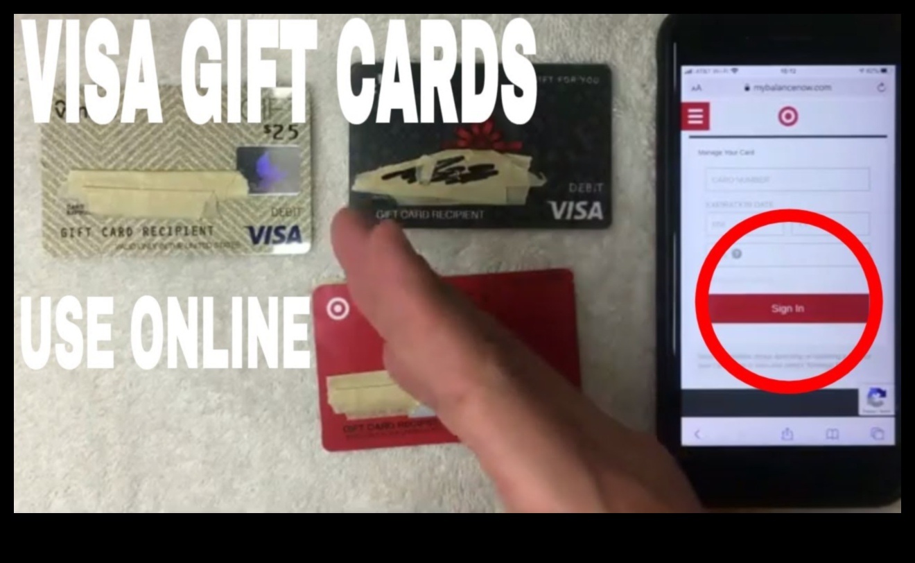 can you use visa gift cards online