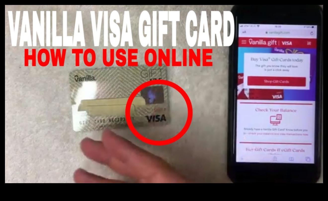 can you use visa gift cards online